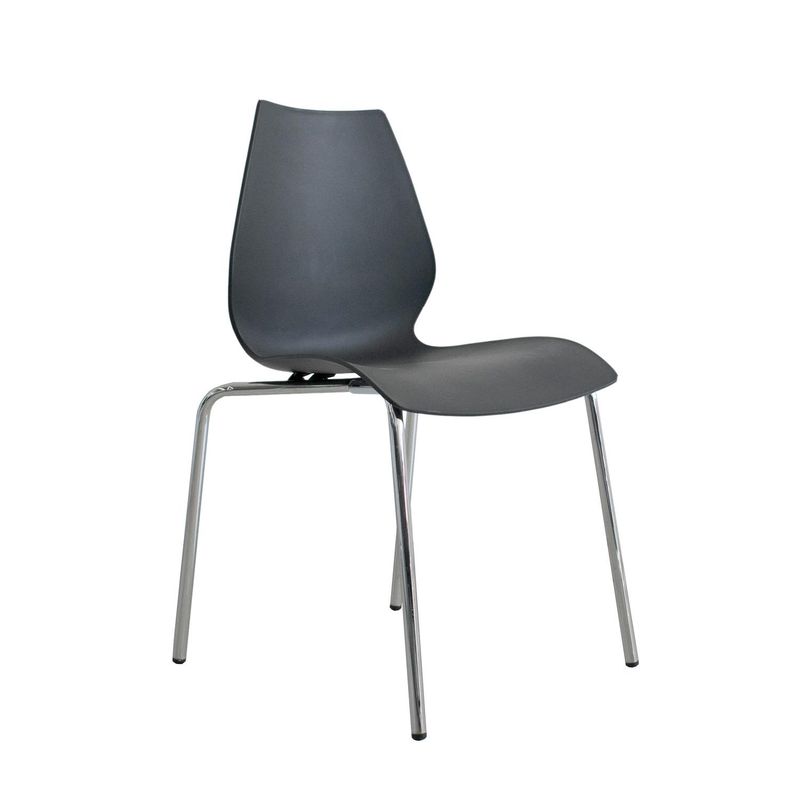 BONNO - Silla De Diseño Brenda Negro Bonno