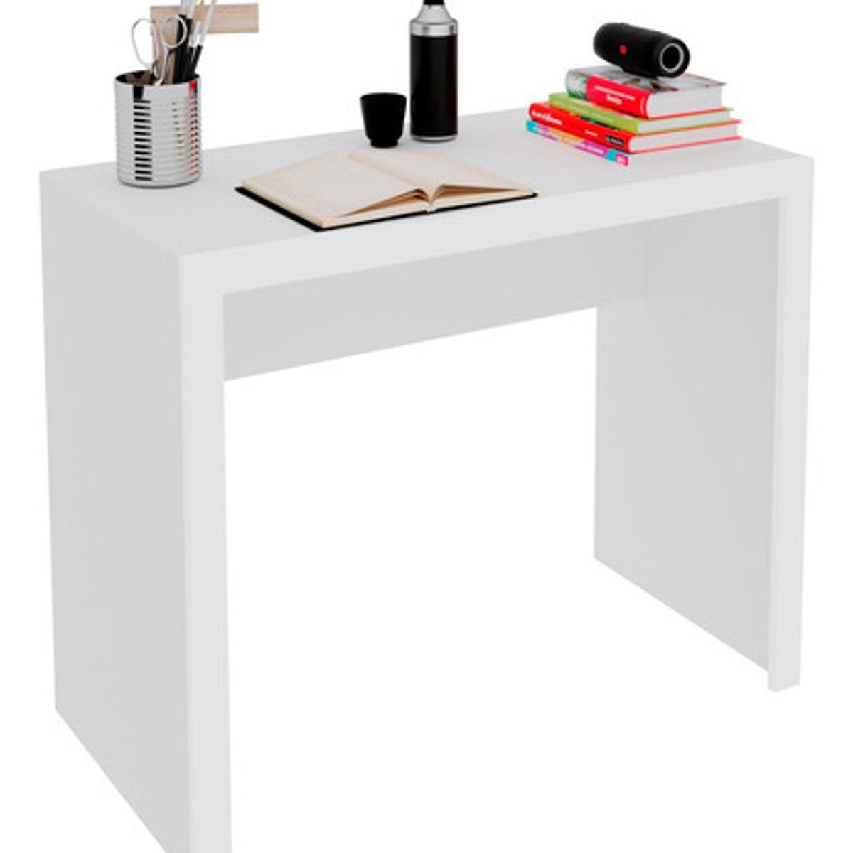 BONNO - Escritorio De Melamina Dublin Blanco Bonno