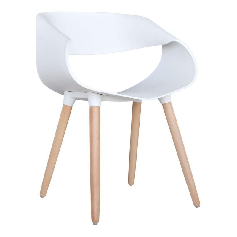 BONNO - Silla De Diseño Luna Blanco Bonno