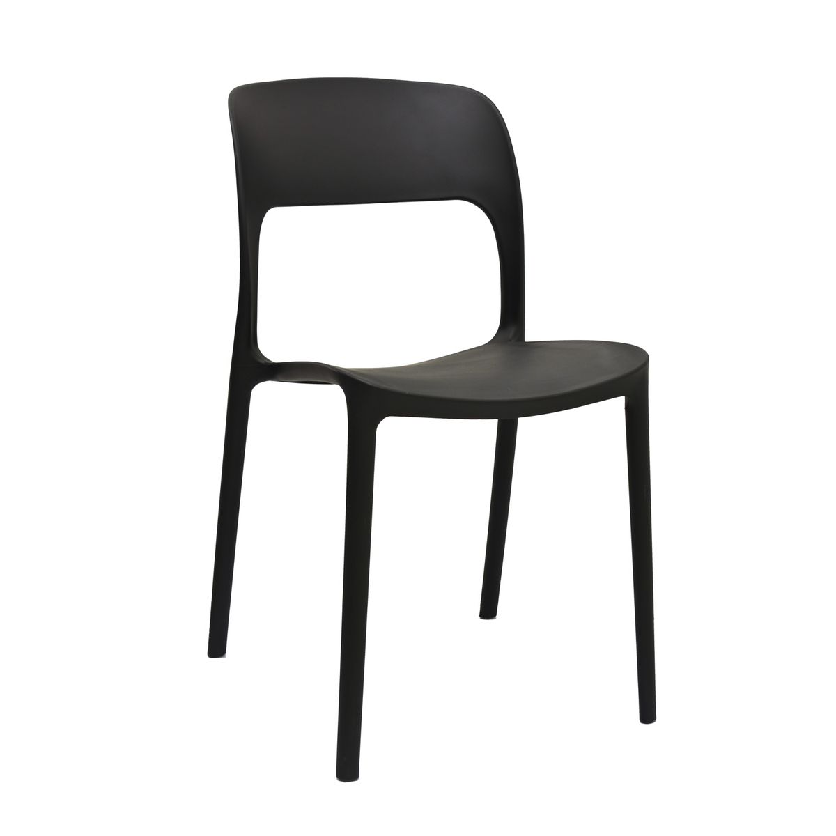 BONNO - Silla De Diseño Obi Negro Bonno