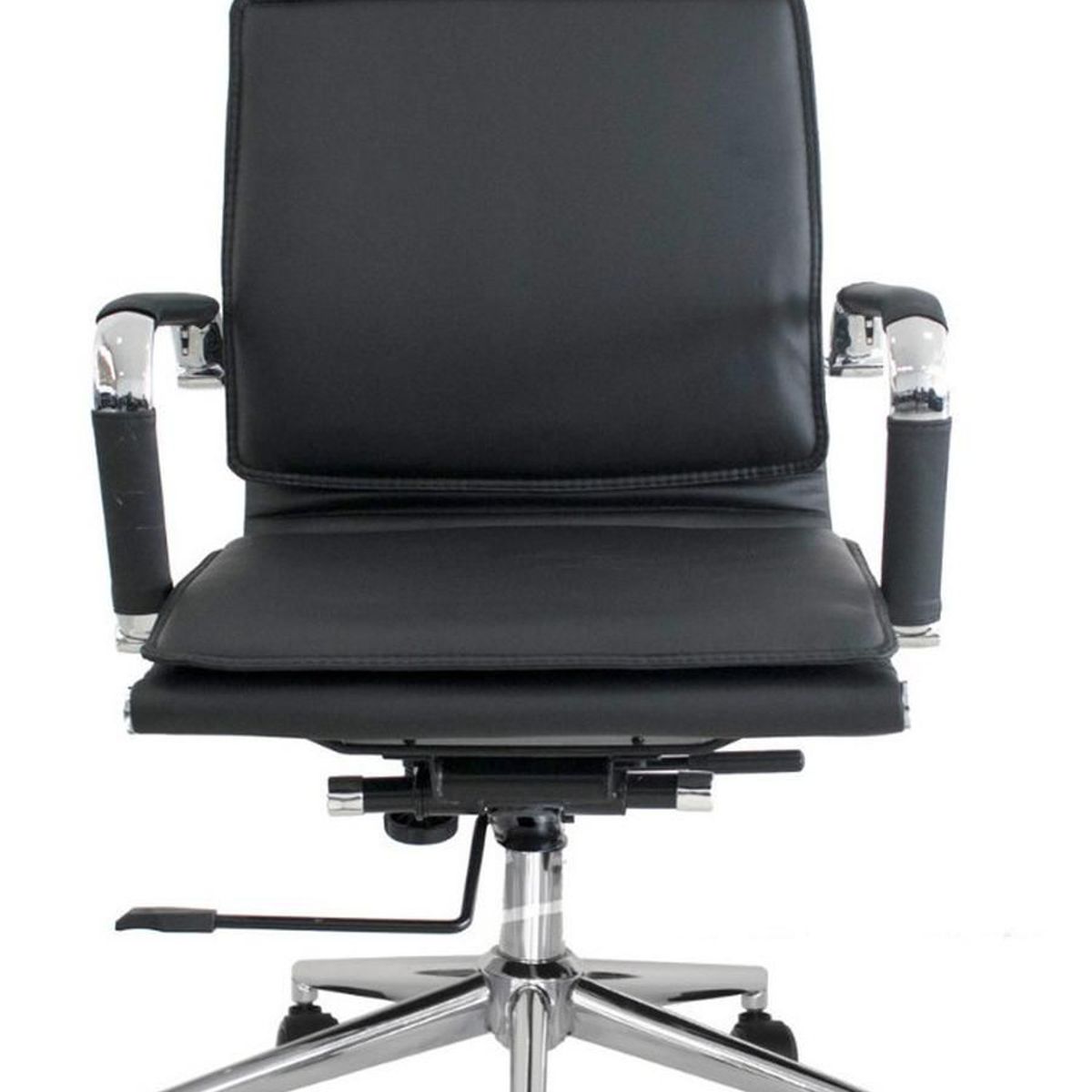 BONNO - Silla De Escritorio Alemania Negro Con Cabecero Bonno