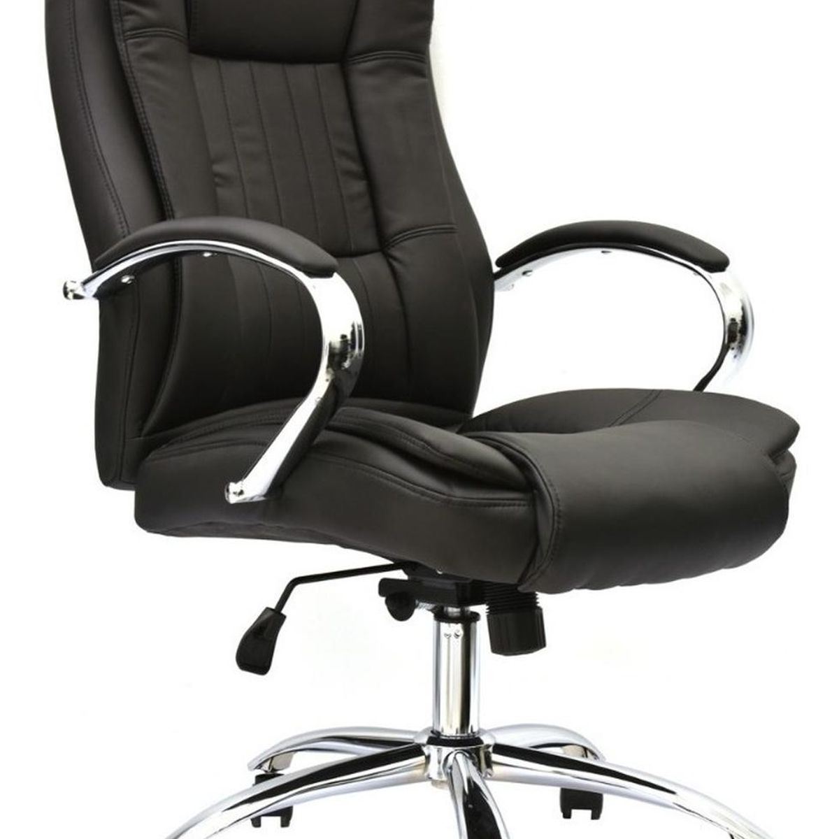 BONNO - Sillon De Escritorio Marcus Negro Con Cabecero Bonno