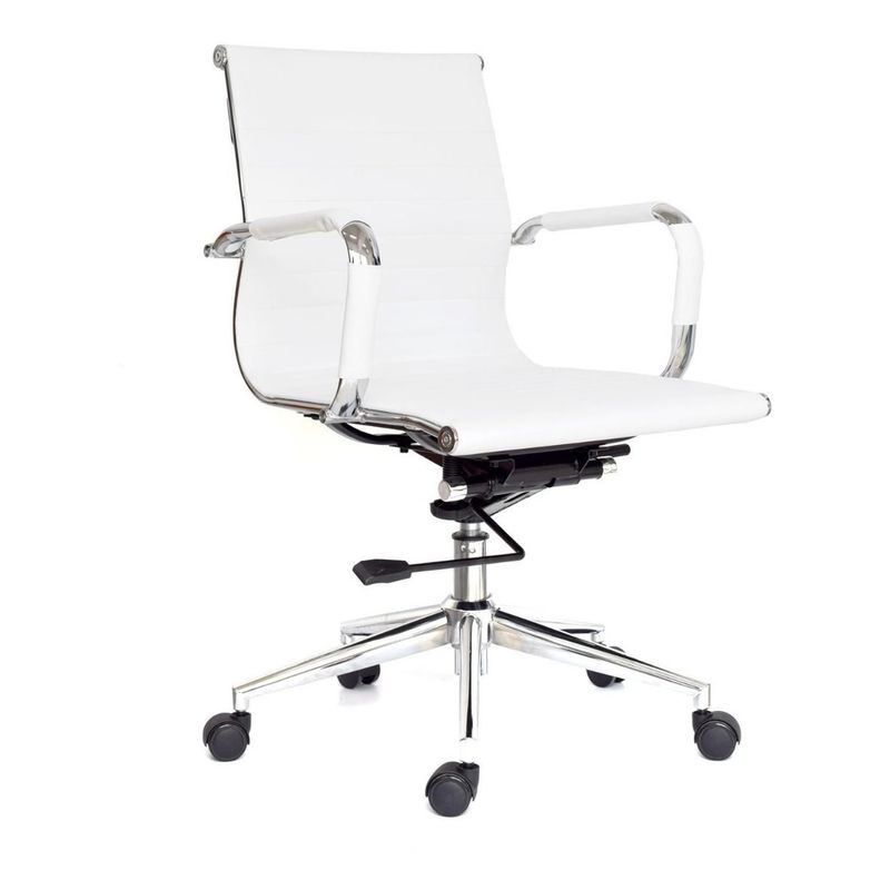 BONNO - Silla De Escritorio Boss Blanco Bonno