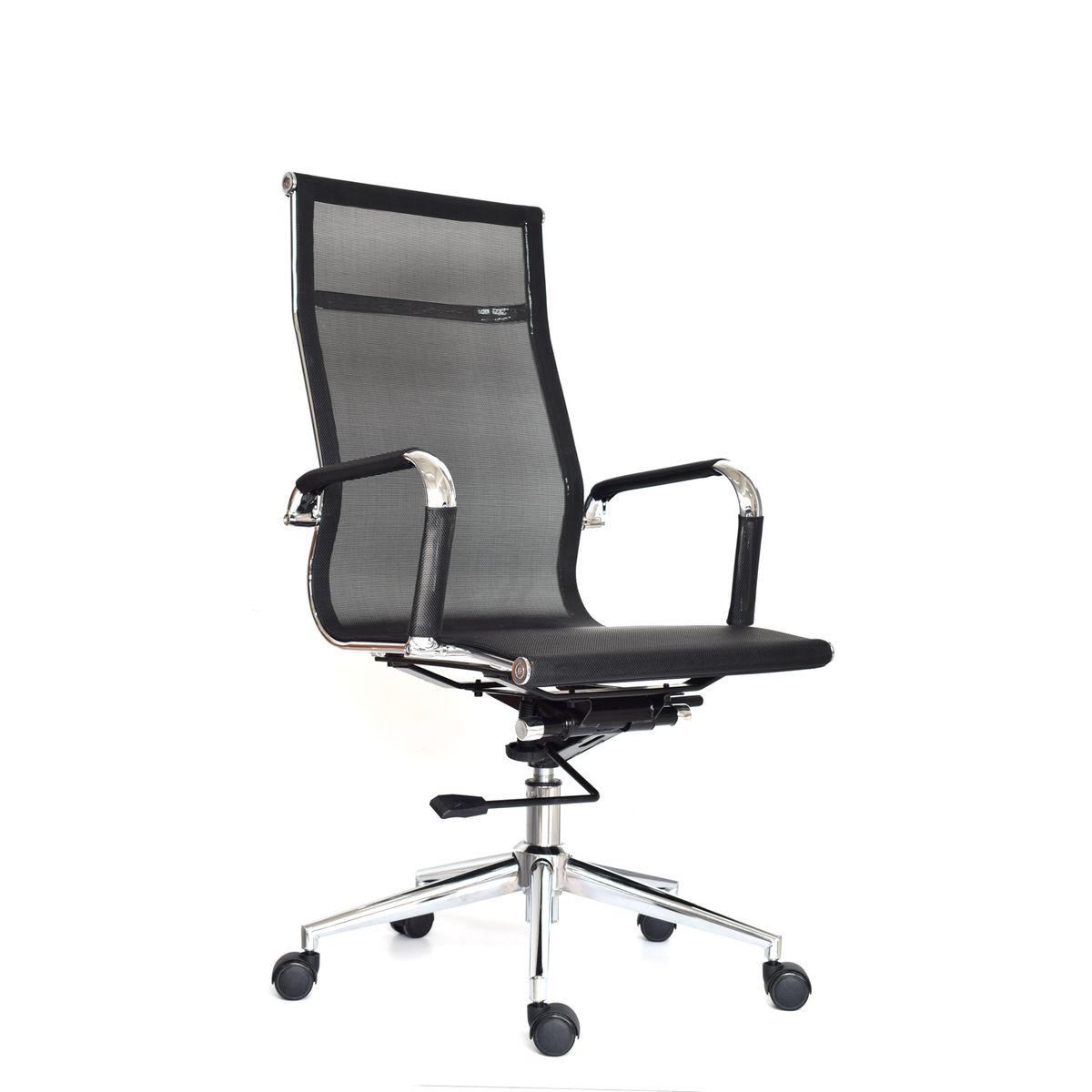 BONNO - Silla De Escritorio Apolo Negro Con Cabecero Bonno