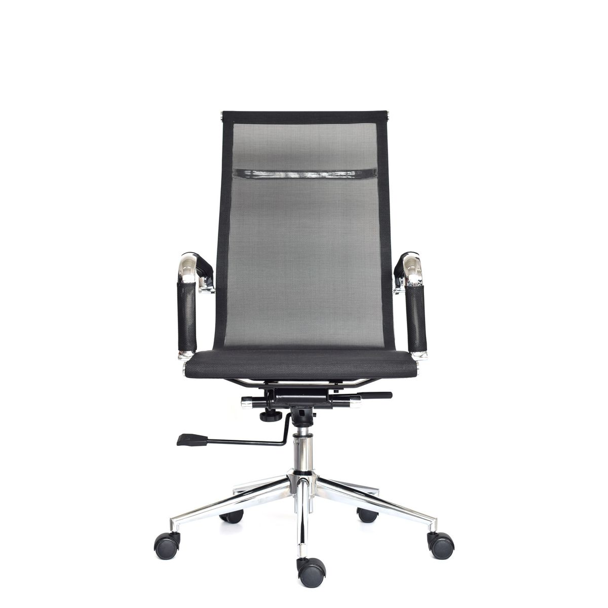 BONNO - Silla De Escritorio Apolo Negro Con Cabecero Bonno