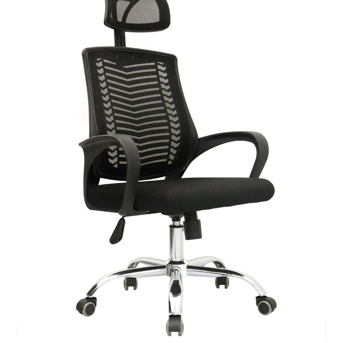 BONNO - Silla De Escritorio Lifan Negro Con Cabecero Bonno