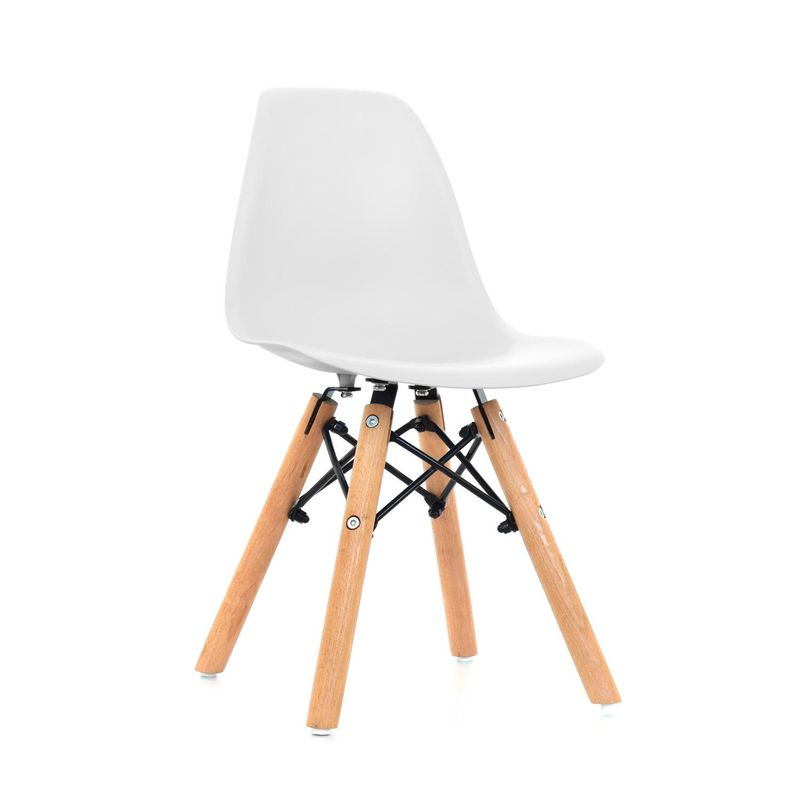 BONNO - Silla De Diseño Eames Para Niños Blanco Bonno