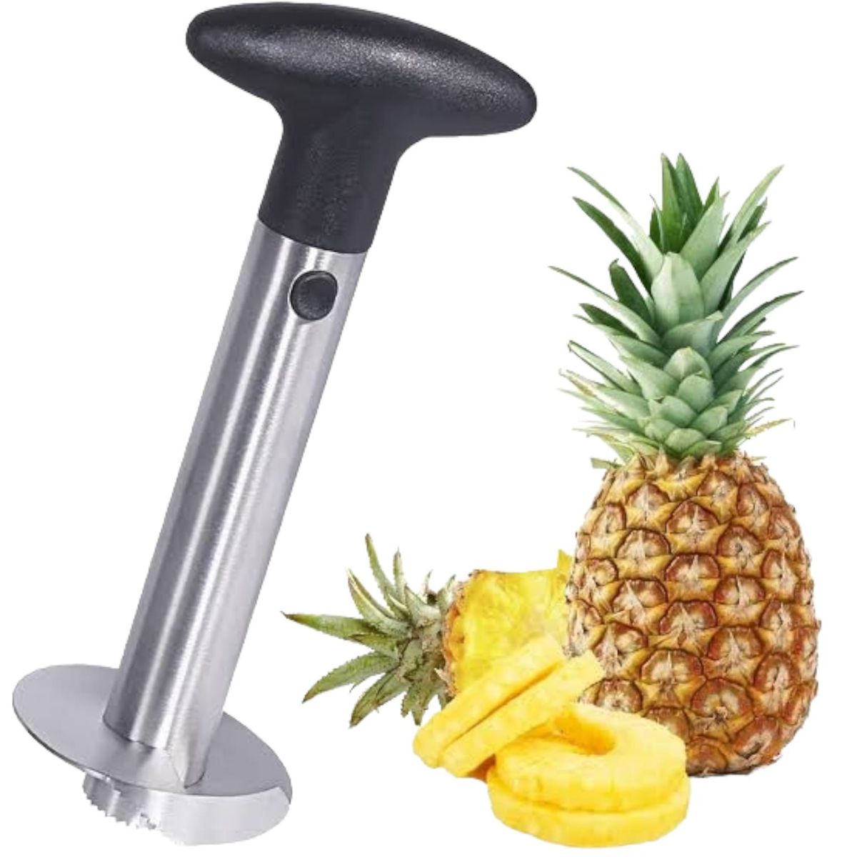 OEM - Pelador De Piña Acero Inoxidable Piña Cortadora Rebana en Rodajas