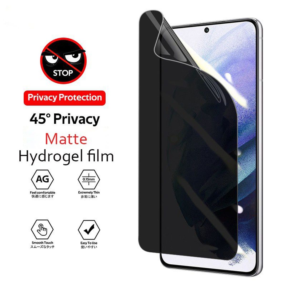 GENERICO - Samsung A02 Hidrogel Antiespia Mate Protector de Pantalla Mica