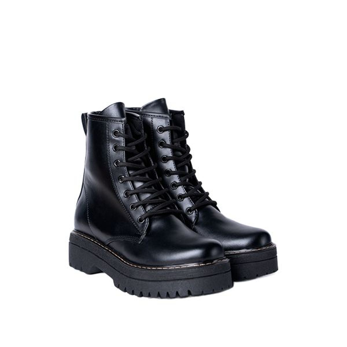 GENERICO - BOTINES SUVENIR COMBAT BOOTS MUJER BIOCUERO PREMIUM MATE