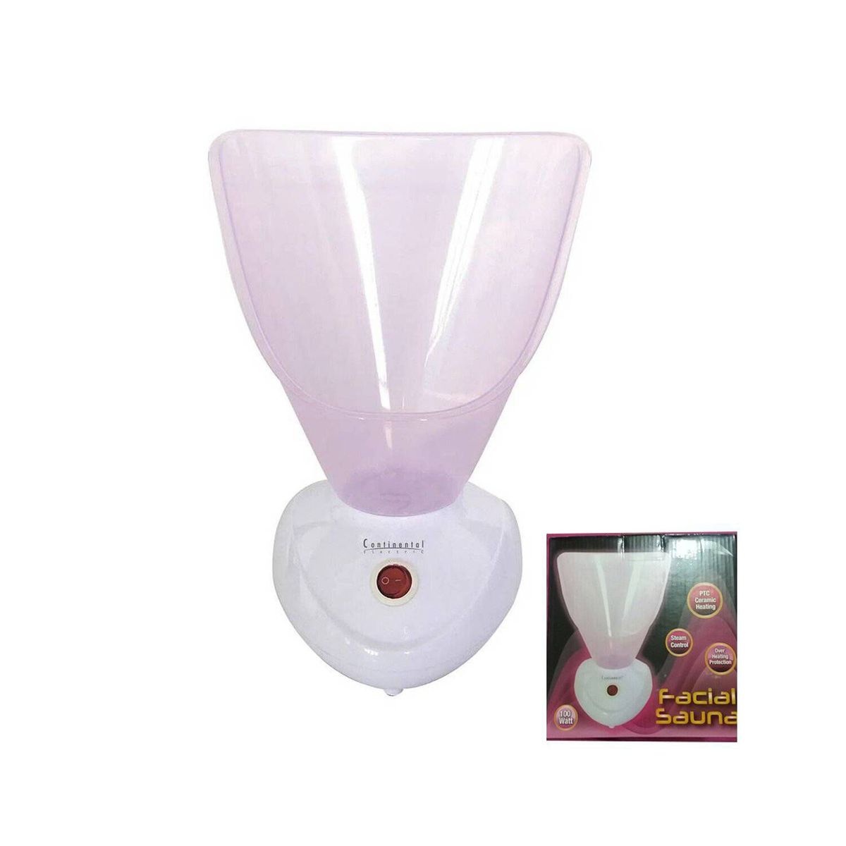 CONTINENTAL - Vaporizador Sauna Facial Eléctrico CE01062