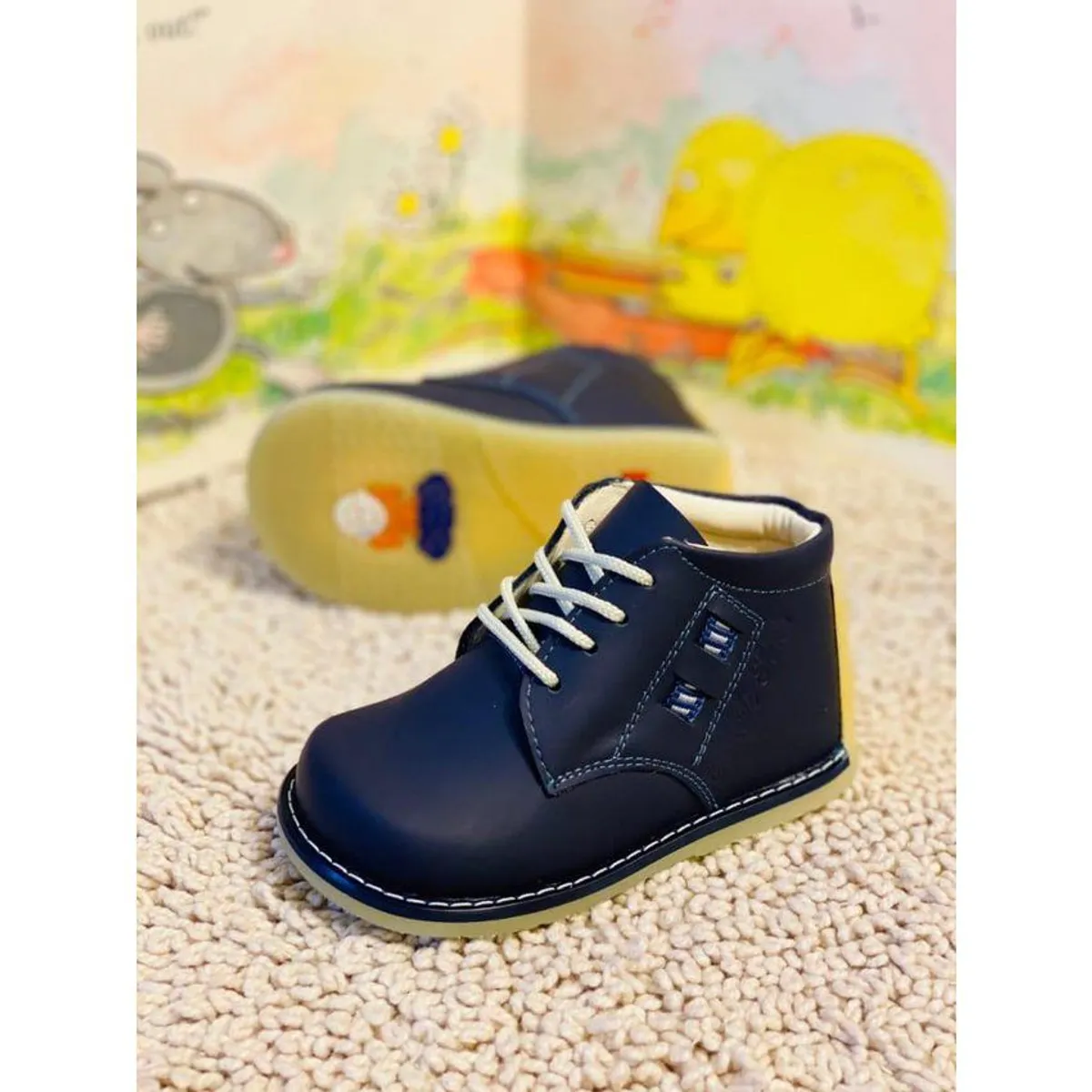 PEI UOU - Zapato niño bebé pei uou pibe beto azul