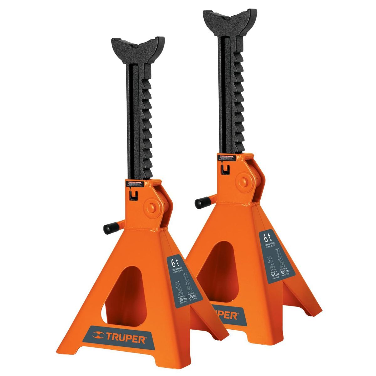 TRUPER - Caballete de 6 toneladas 2 piezas torre para auto Truper