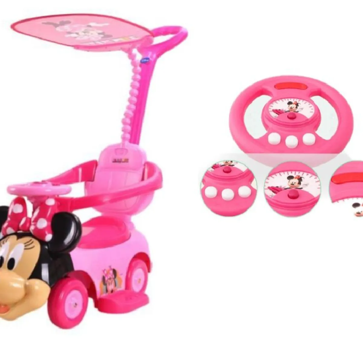 GENERICO - Carrito para Niña Buggie Minnie con Toldo
