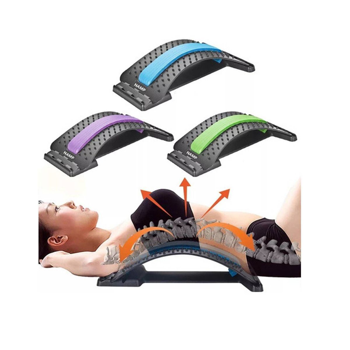 GENERICO - Soporte Lumbar De Espalda Ergonómico Postura