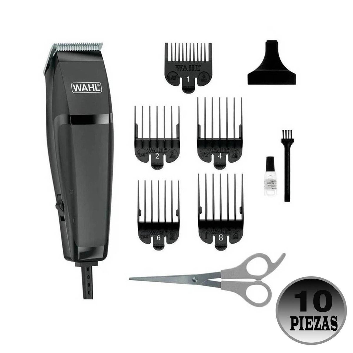 WAHL - Kit Cortador De Cabello Easy Cut 09314-3218 10 Piezas