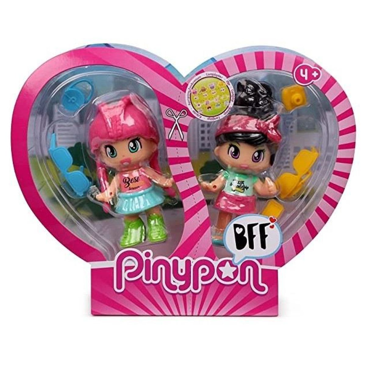 PINYPON - Juguete Muñeca Pinypon Mejores Amigas Pink