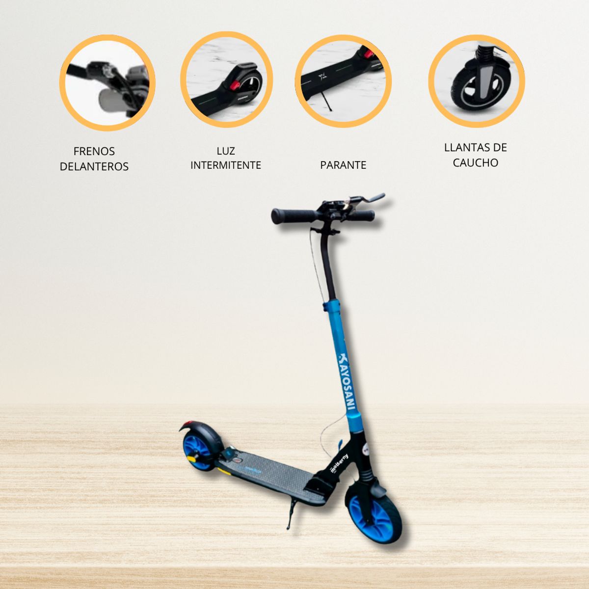 OKA - Scooter de Aluminio OKA »JUVENIL» BLUE