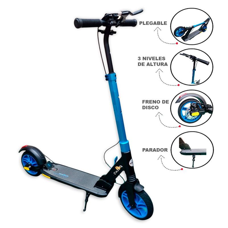 OKA - Scooter de Aluminio OKA »JUVENIL» BLUE