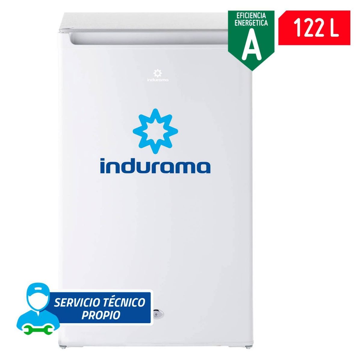 INDURAMA - Frigobar Indurama 122 Litros RI-159BL Blanco