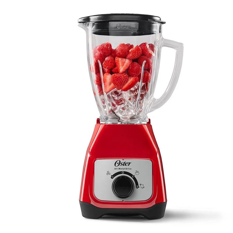 OSTER - Licuadora Oster con vaso de vidrio y control de perilla BLSTKAGRRD