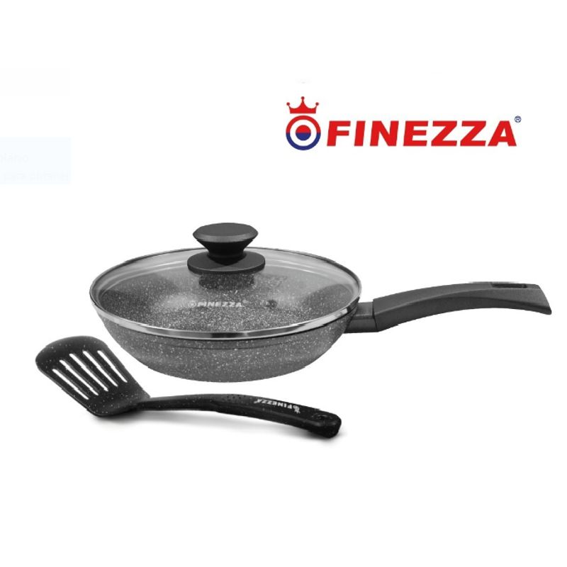 FINEZZA - Sarten  con Tapa 22 cm 3mm espesor Ultragranito