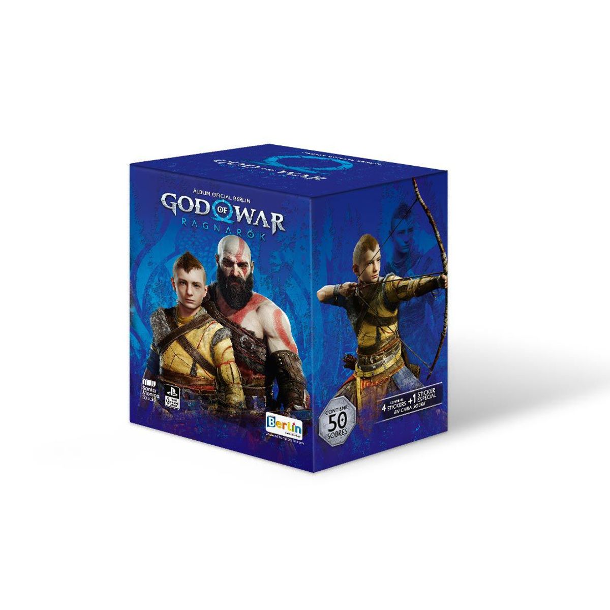 EDITORIAL BERLIN - God of war Ragnarok, 1 Cajita (50 Sobres)
