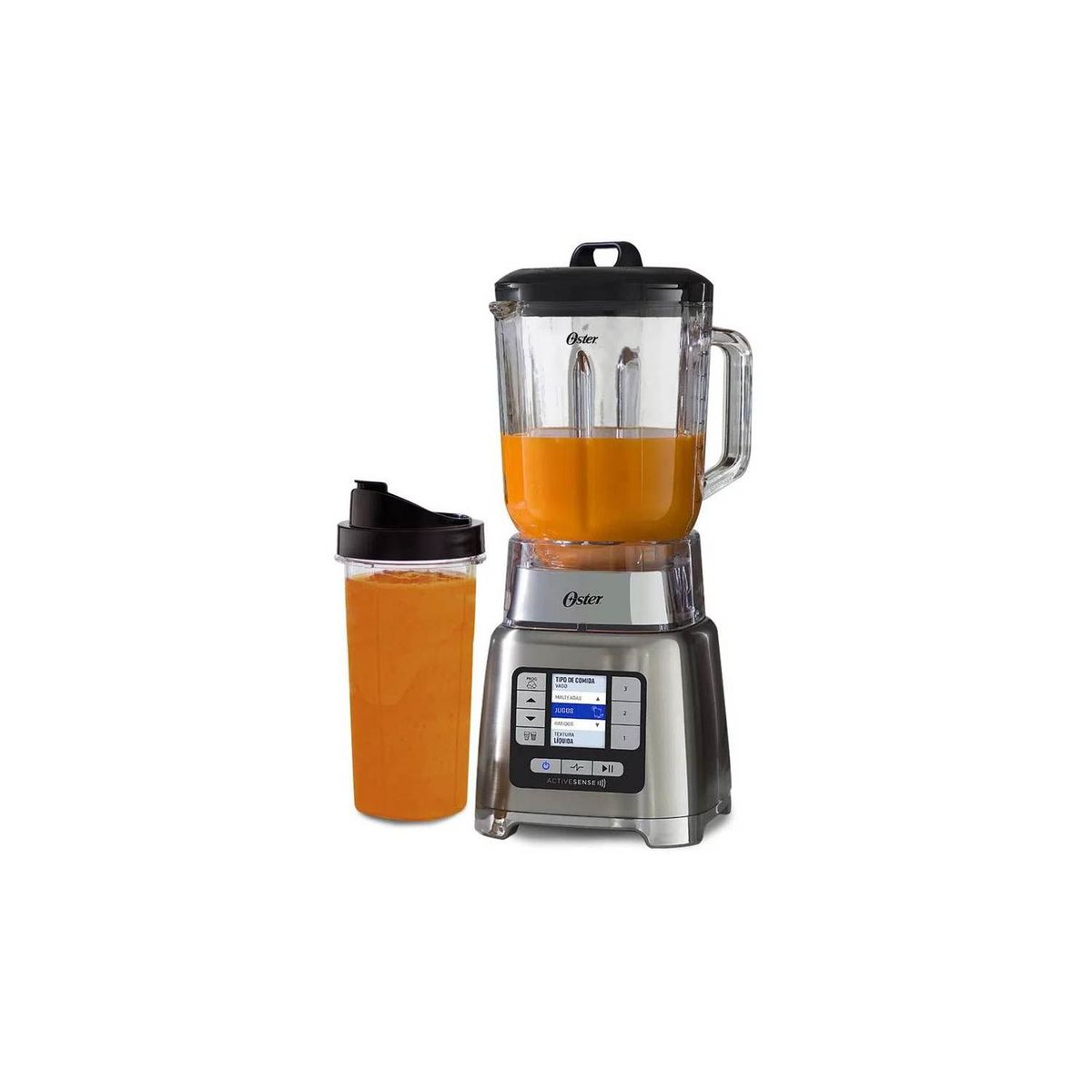 OSTER - Licuadora Digital activesense BLSTTDGNBG vaso de vidrio - silver