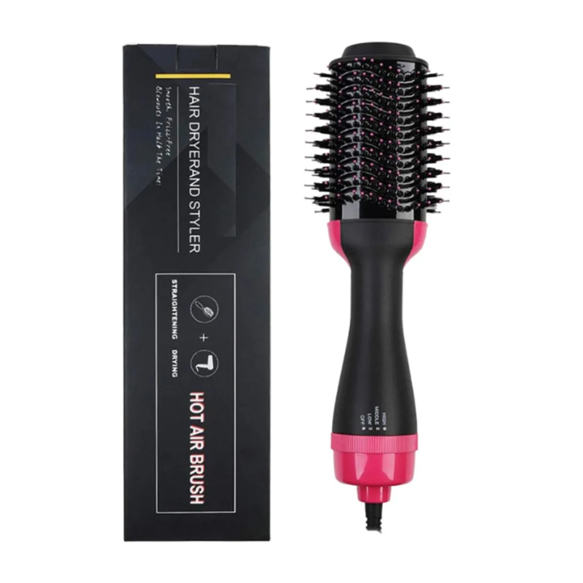 GENERICO - Cepillo Secador de Cabello 4 en 1 One Step 1500W.