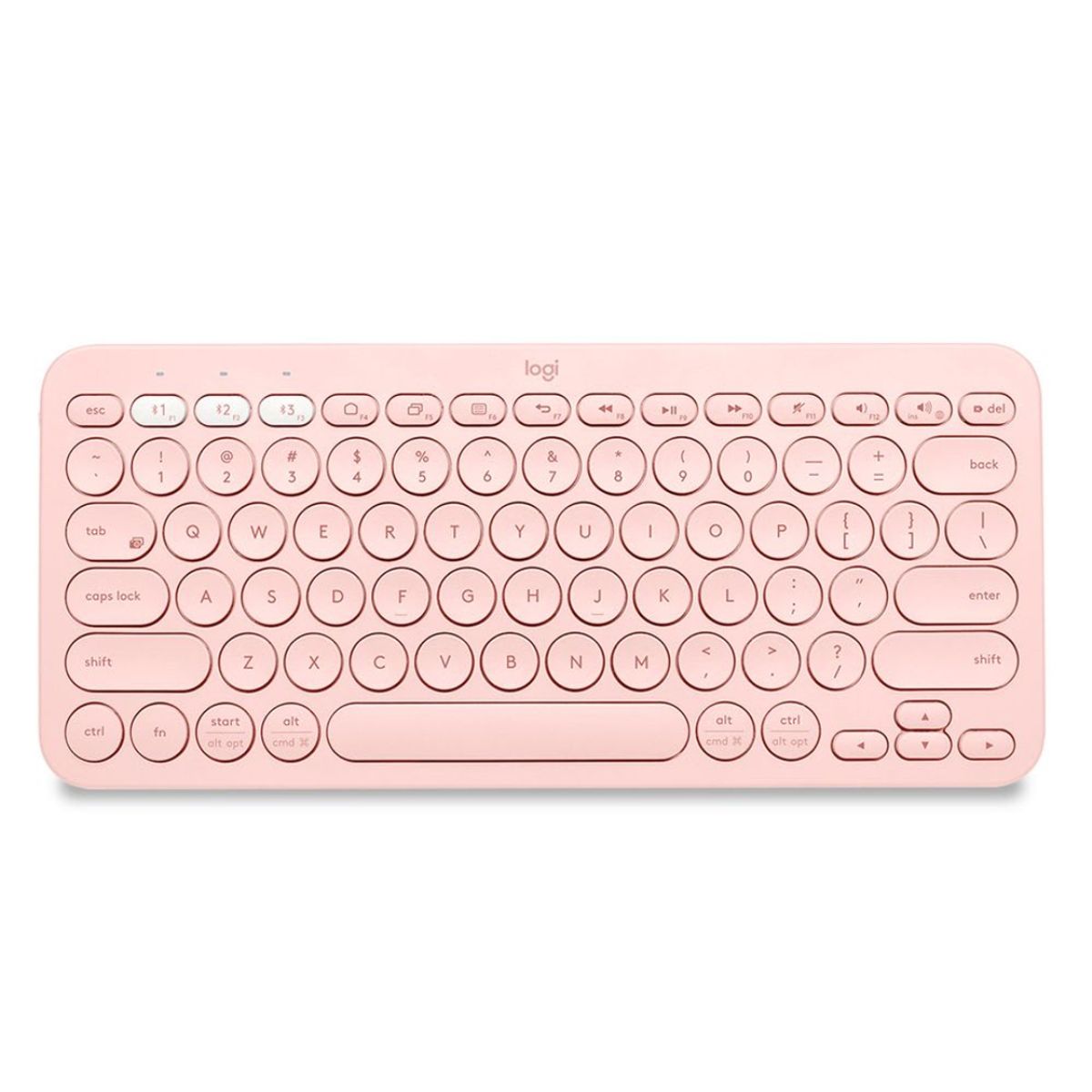LOGITECH - TECLADO LOGITECH K380 BLUETOOTH SPA ROSADO MULTI DEVICE