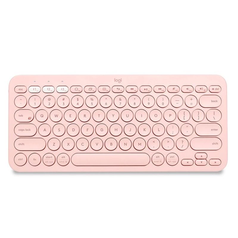 LOGITECH - TECLADO LOGITECH K380 BLUETOOTH SPA ROSADO MULTI DEVICE