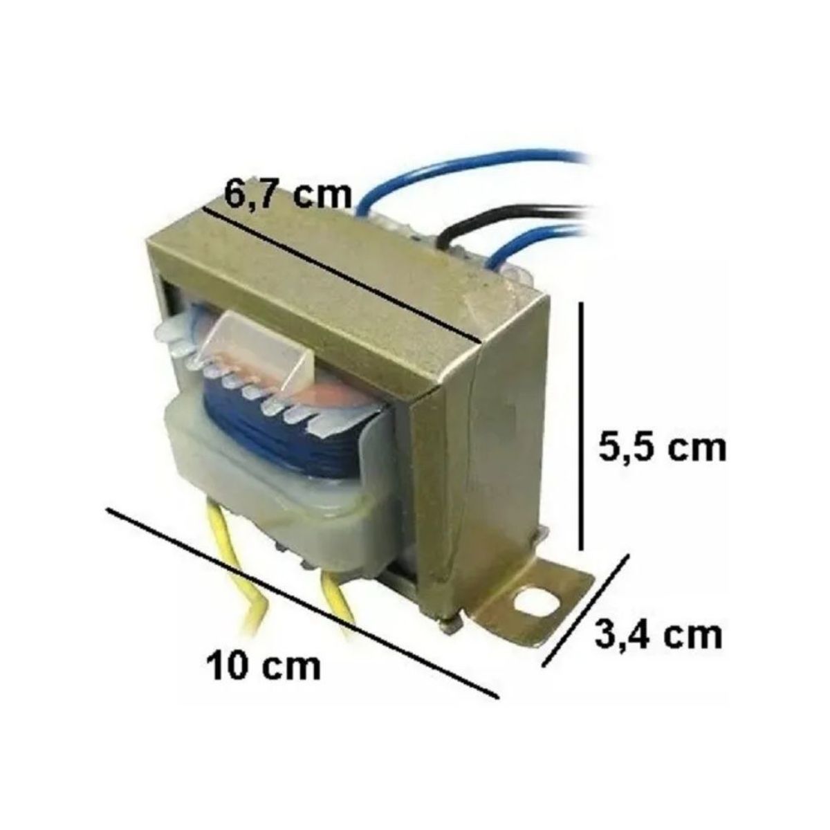 GENERICO - Transformador Bestronic de 220Vac a 12Vac 1A
