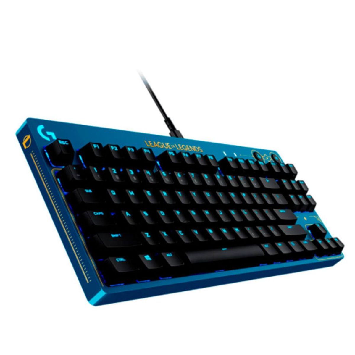 LOGITECH - TECLADO LOGITECH G PRO TKL LOL 2 GX BROWN TACTILES