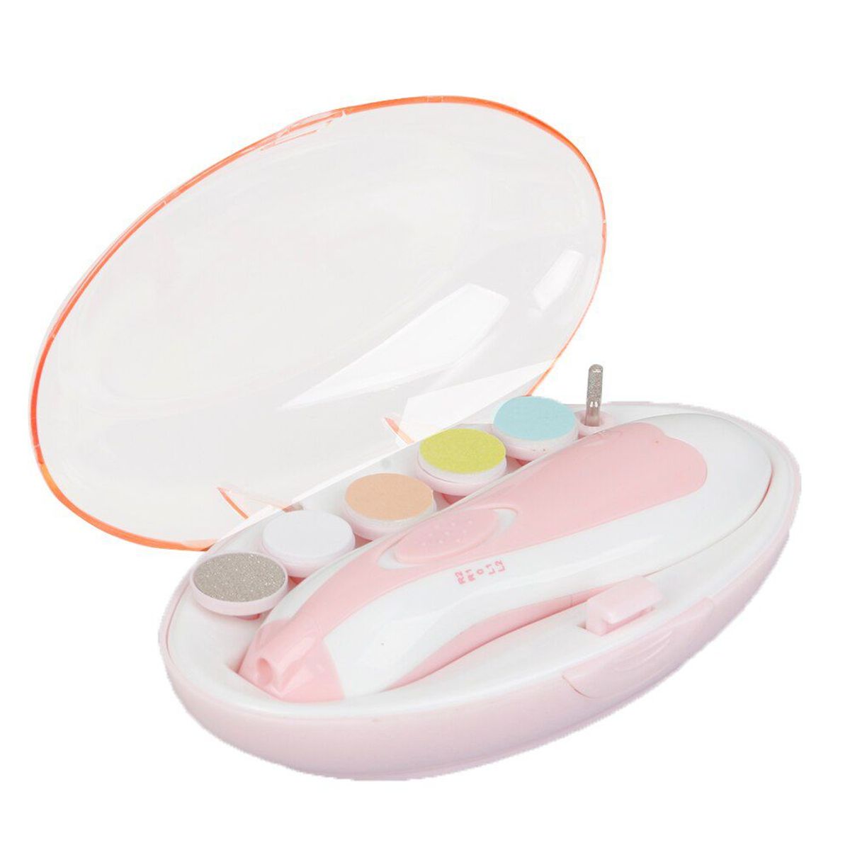 GENERICO - Set de Pulidor de Unas de Bebes Set de Manicura Rosa