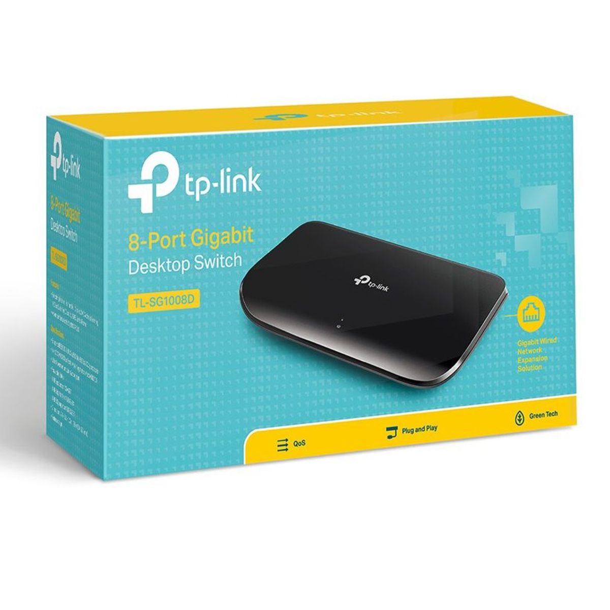 TP LINK - Gigabit Switch De 8 Puertos De Escritorio TL-SG1008D Tplink