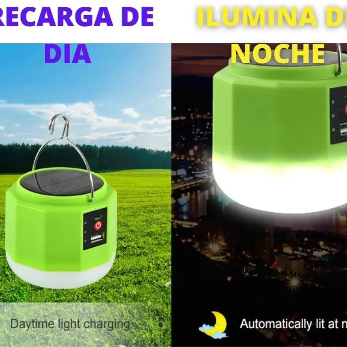 ALFA - Foco recargable solar 30w Portatil luz blanca