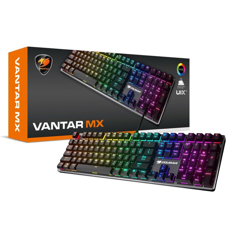 COUGAR - TECLADO COUGAR VANTAR MX RGB LOW MECÁNICO SWITCH RED ES