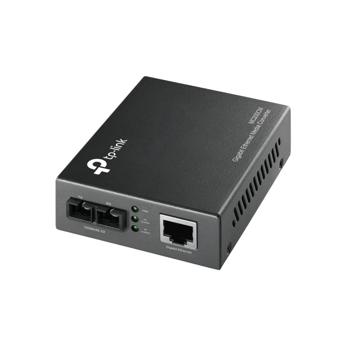 TP LINK - Conversor de medios gigabit ethernet rj45 1000m multi-modo mc200cm