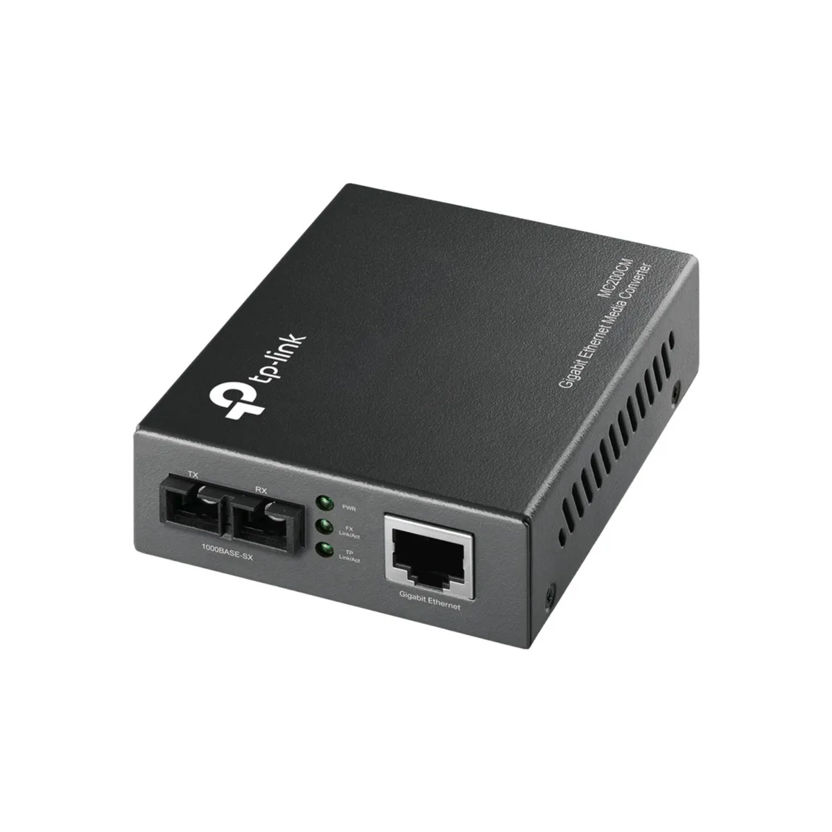 TP LINK - Conversor de medios gigabit ethernet rj45 1000m multi-modo mc200cm