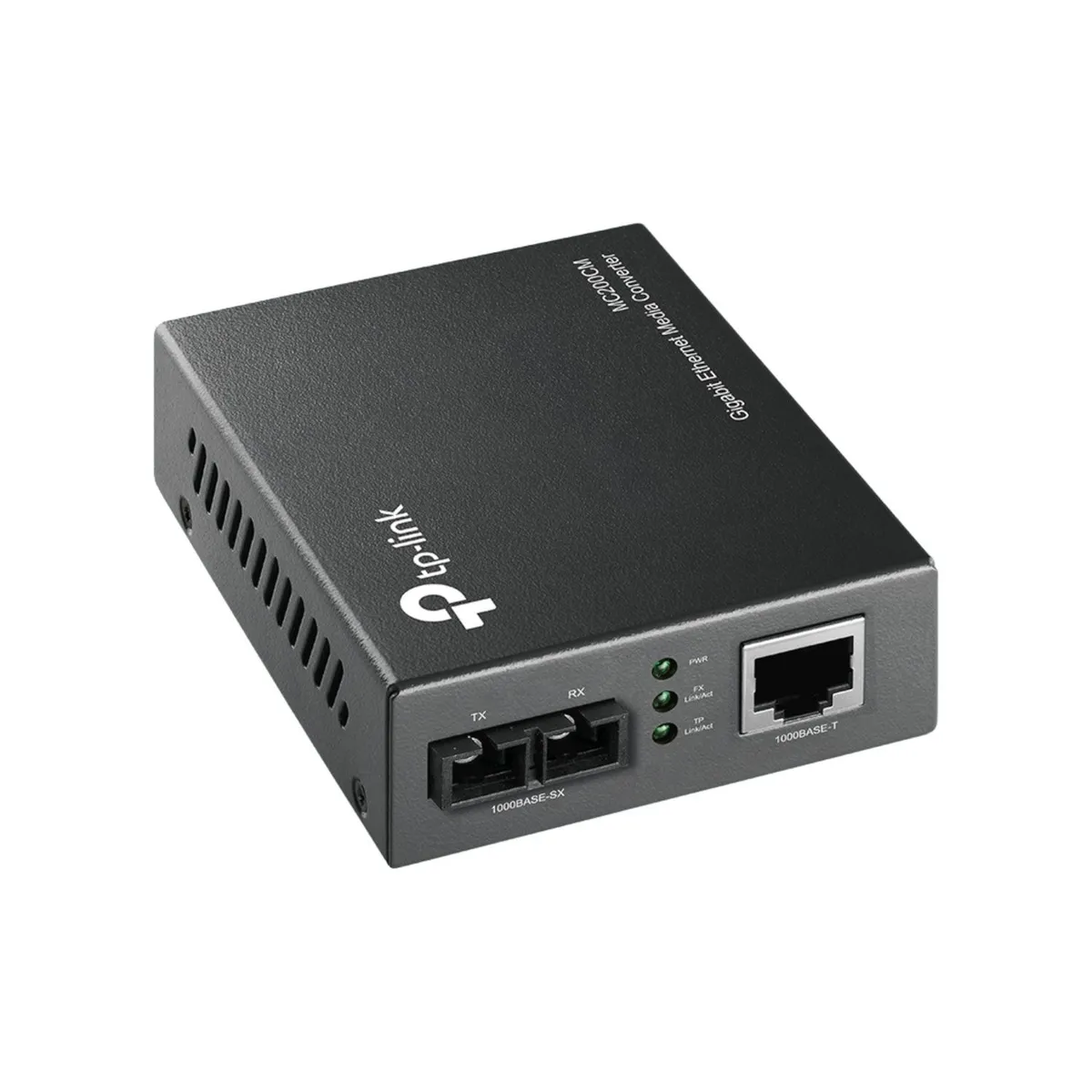 TP LINK - Conversor de medios gigabit ethernet rj45 1000m multi-modo mc200cm