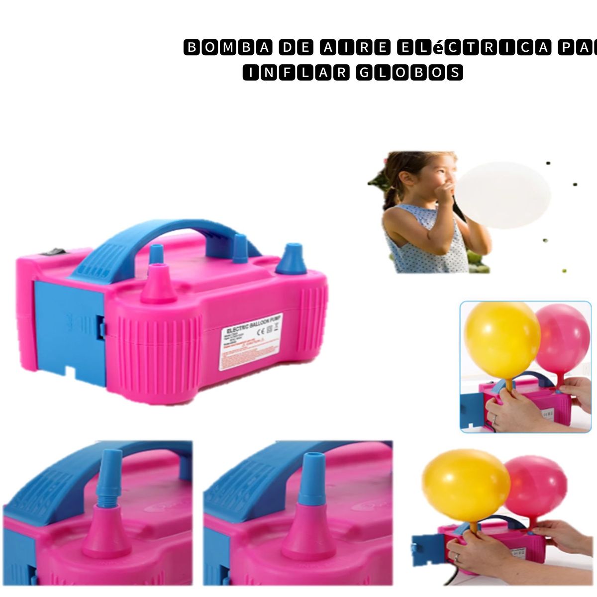 UNIVERSAL - INFLADOR DE GLOBOS ELECTRICO