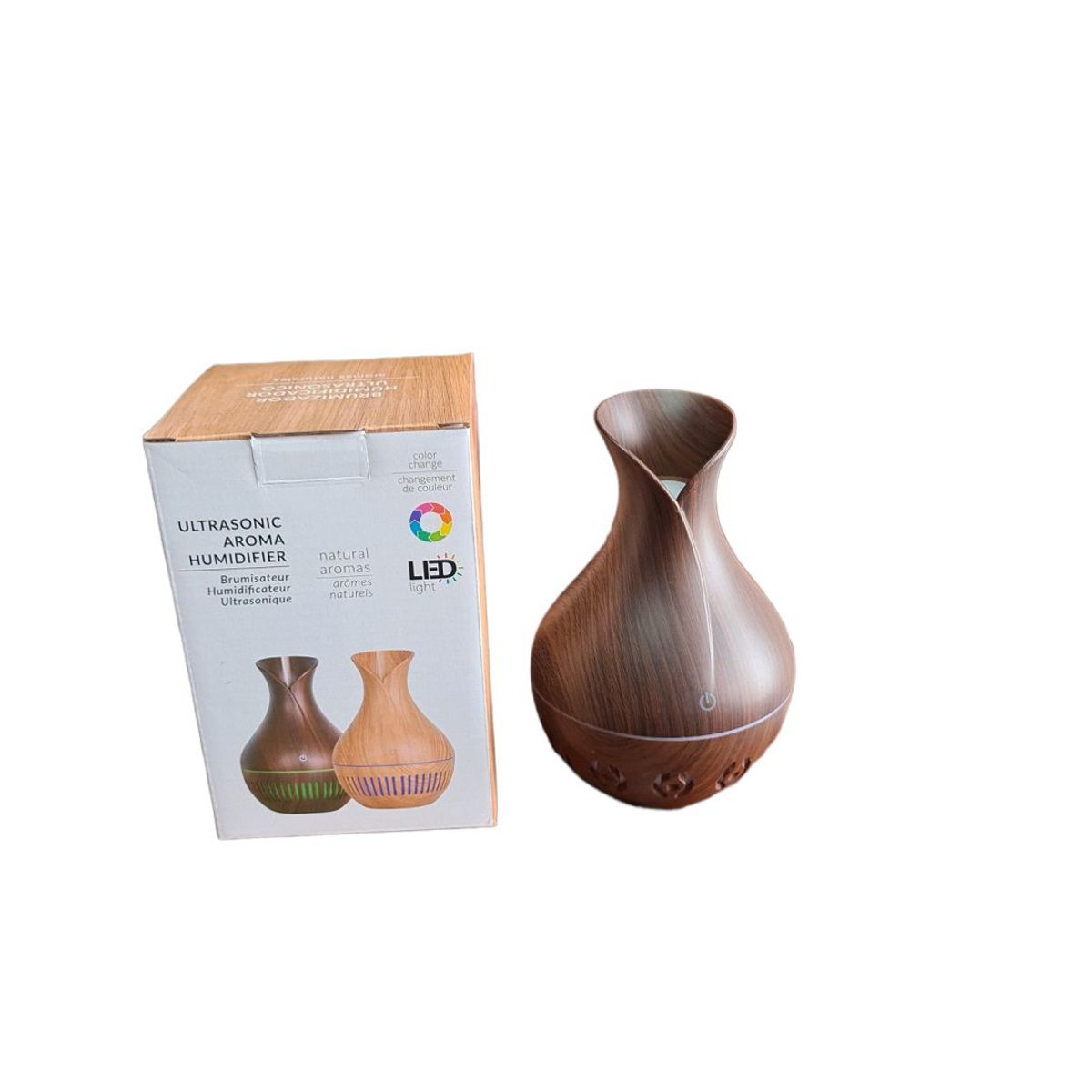 GENERICO - Humidificador Difusor de Aroma con Luz Led Ultrasónico aromaterapia