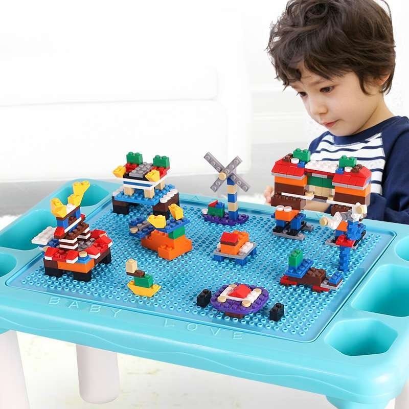 GENERICO - Mesa Didáctica  Pley Goo de 600 Bloques Armables