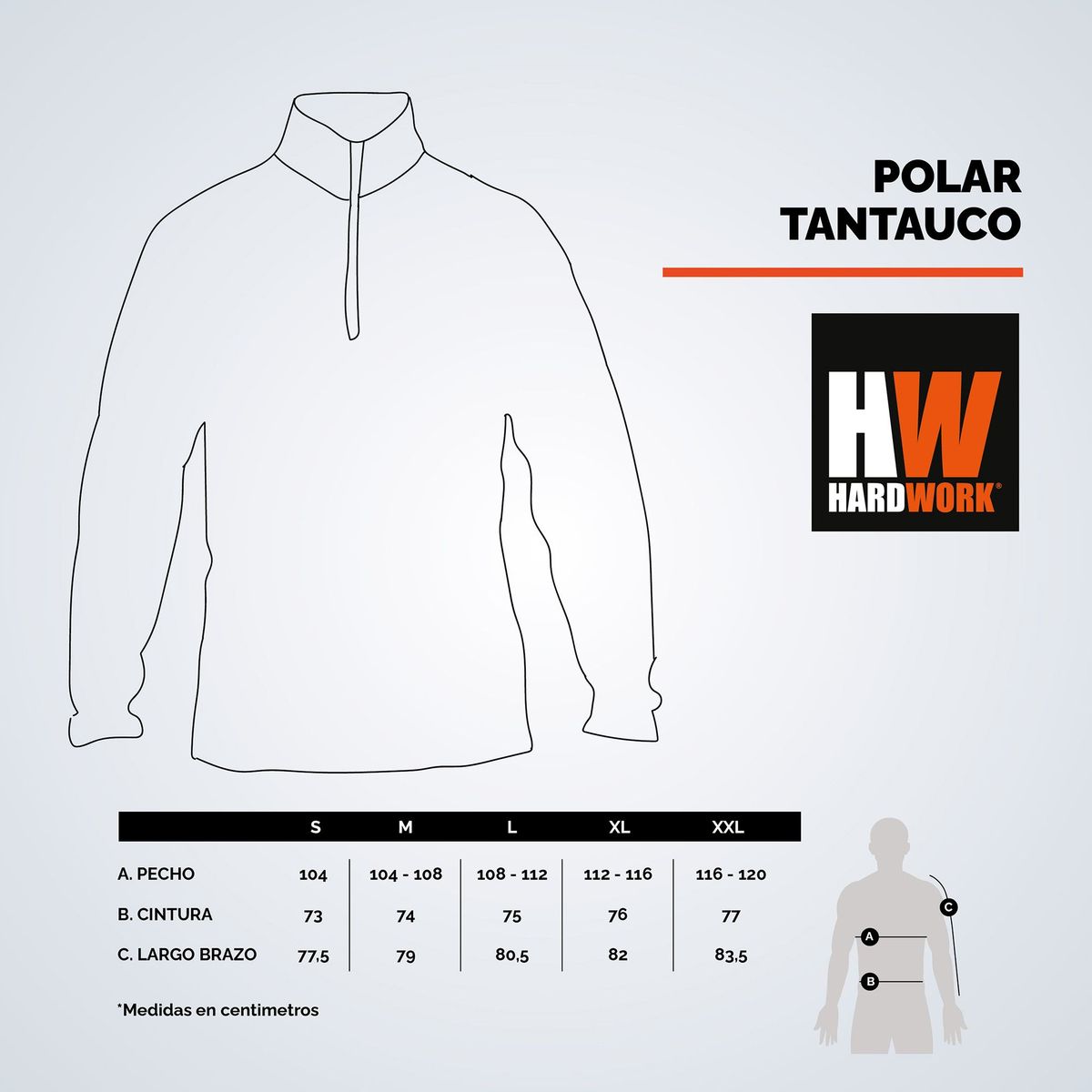 HARDWORK - POLAR HW TANTAUCO GRIS