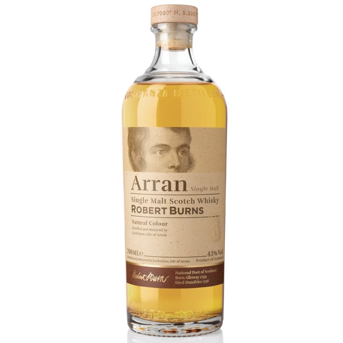 ARRAN - Whisky Escoces Arran Robert Burns Single Malt