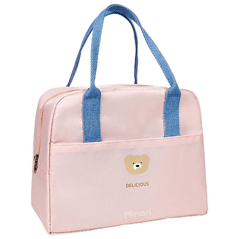 MINARI - Lonchera Térmica de Alimentos y Bebidas Fiambrera Rosado V2