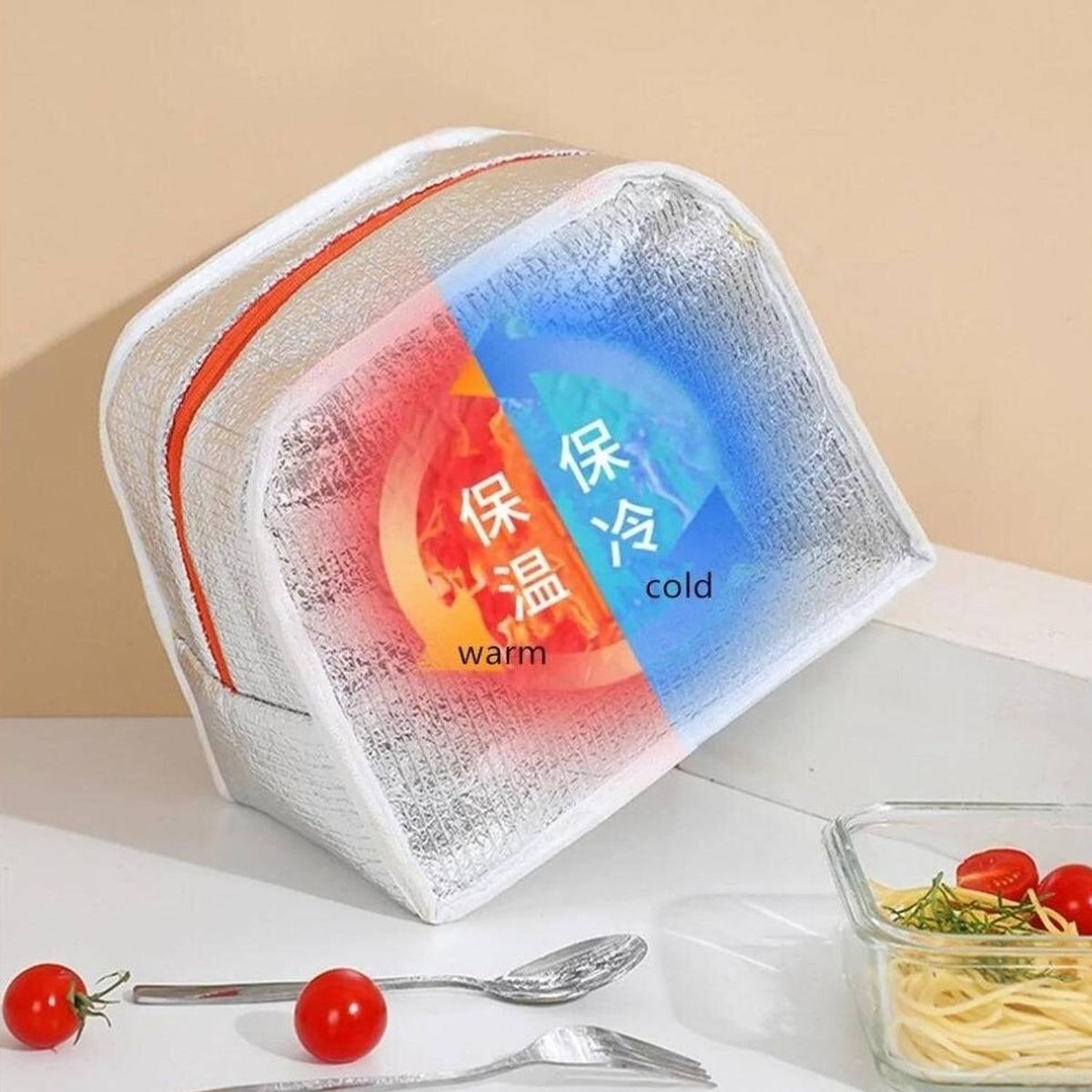 MINARI - Lonchera Térmica de Alimentos y Bebidas Fiambrera Rosado V2