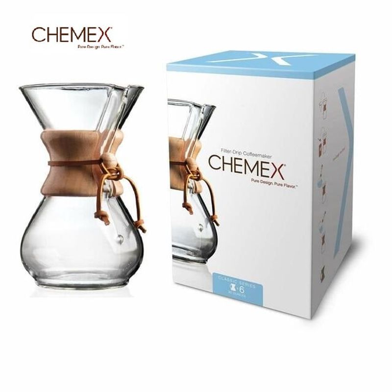 CHEMEX - Cafetera CHEMEX original 6 tazas / 30 oz