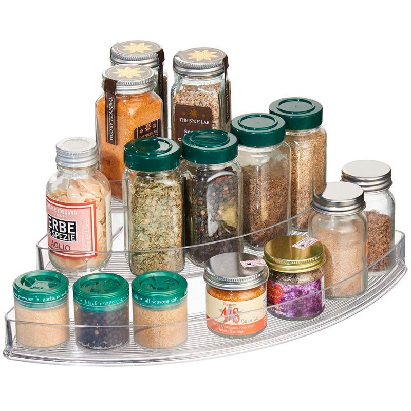 GENERICO - Esquinero Organizador Triangular Multiusos 3 Niveles Blanco