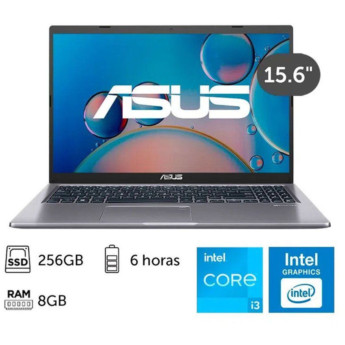 ASUS - Laptop Asus 15.6 11va gen. i3 8GB 256GB X515EA-BQ1104T
